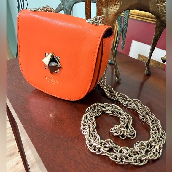 kate spade Handbags - 🍑Kate Spade Peachy Keen Pastelcore Crossbody Gold Lock Mini Bag Purse🍑